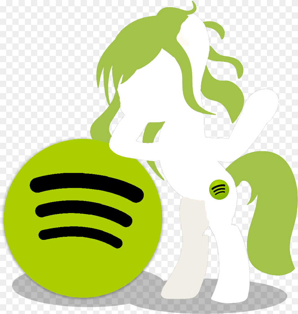 Spotify Pony Icon, Green, Baby, Person, Stencil Free Transparent Png