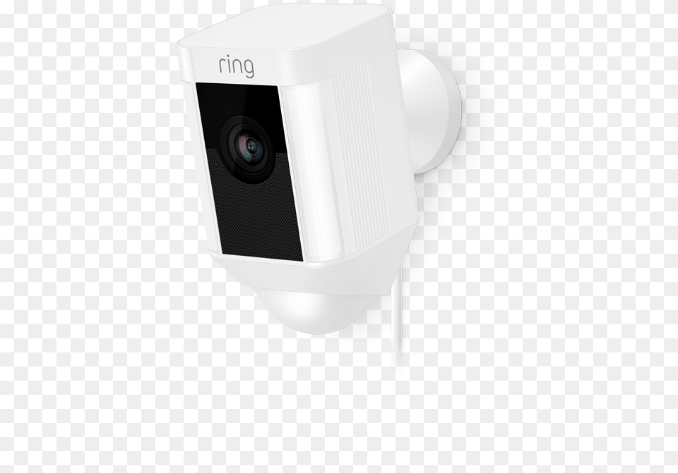 Spotlight Cam Wired White Ring Product, Electronics, Speaker, Camera Free Transparent Png