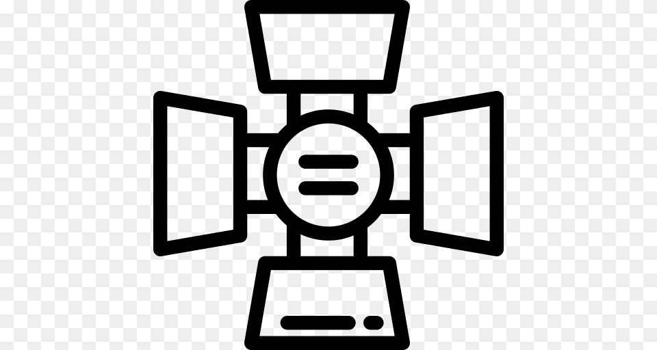 Spotlight Icon, Gray Png Image