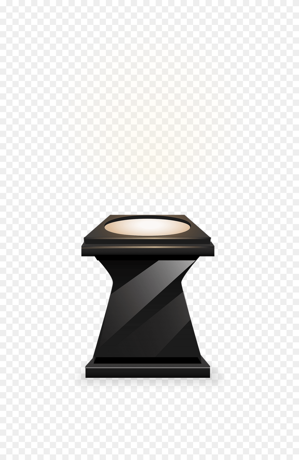 Spotlight Pedestal Clipart, Lamp, Plate, Trophy Png