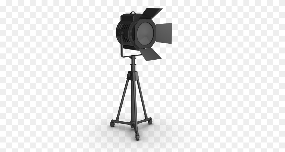 Spotlight Royalty Free Stock For Your Design, Tripod, Camera, Electronics, Video Camera Png