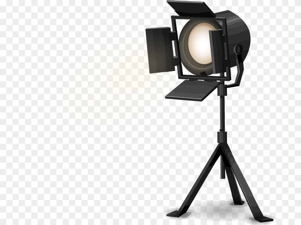 Spotlight Standing, Camera, Electronics, Lighting, Photography Free Png Download