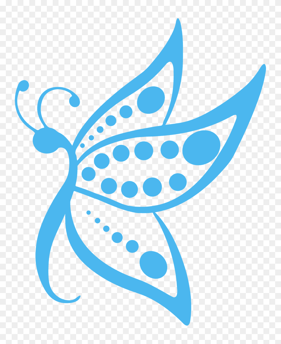 Spotted Butterfly Silhouette, Art, Graphics, Pattern, Animal Free Png Download