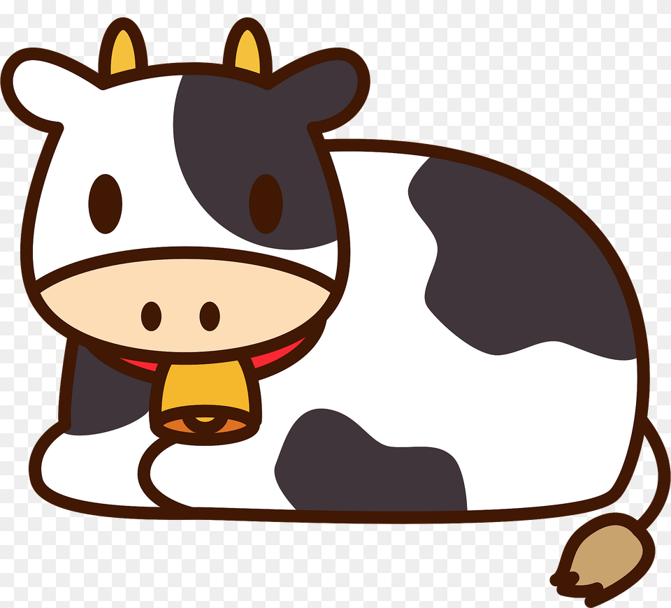 Spotted Cow Clipart, Animal, Cattle, Dairy Cow, Livestock Png Image
