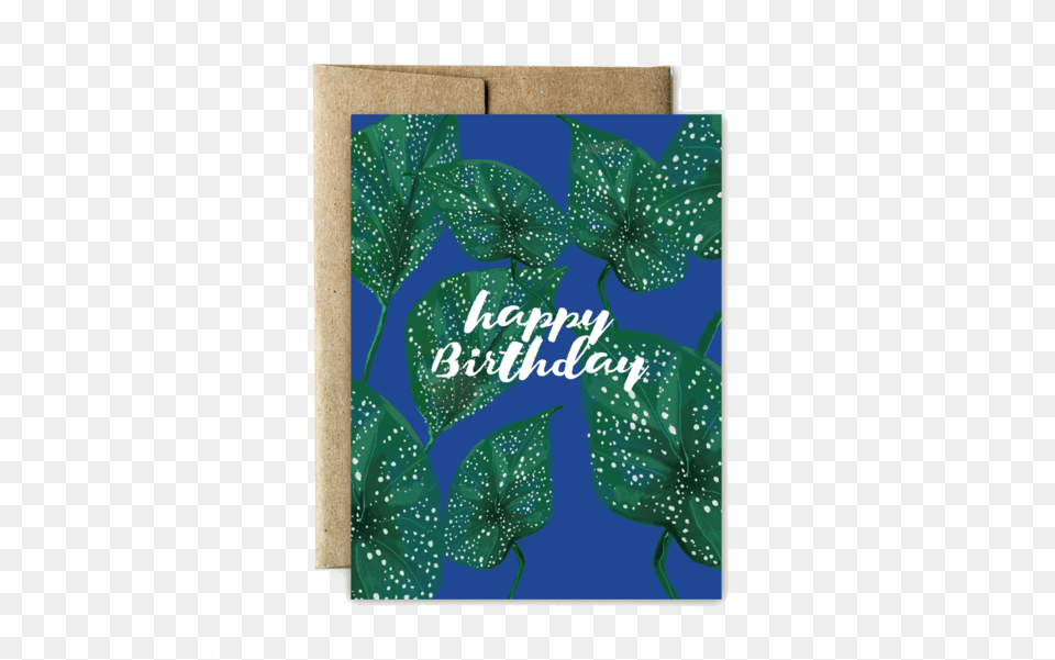 Spotted Leaf Birthday Christmas Card, Publication, Plant, Book, Envelope Free Png Download