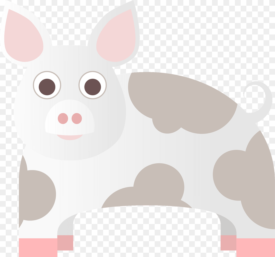 Spotted Pig Clipart, Animal, Mammal, Hog Png Image