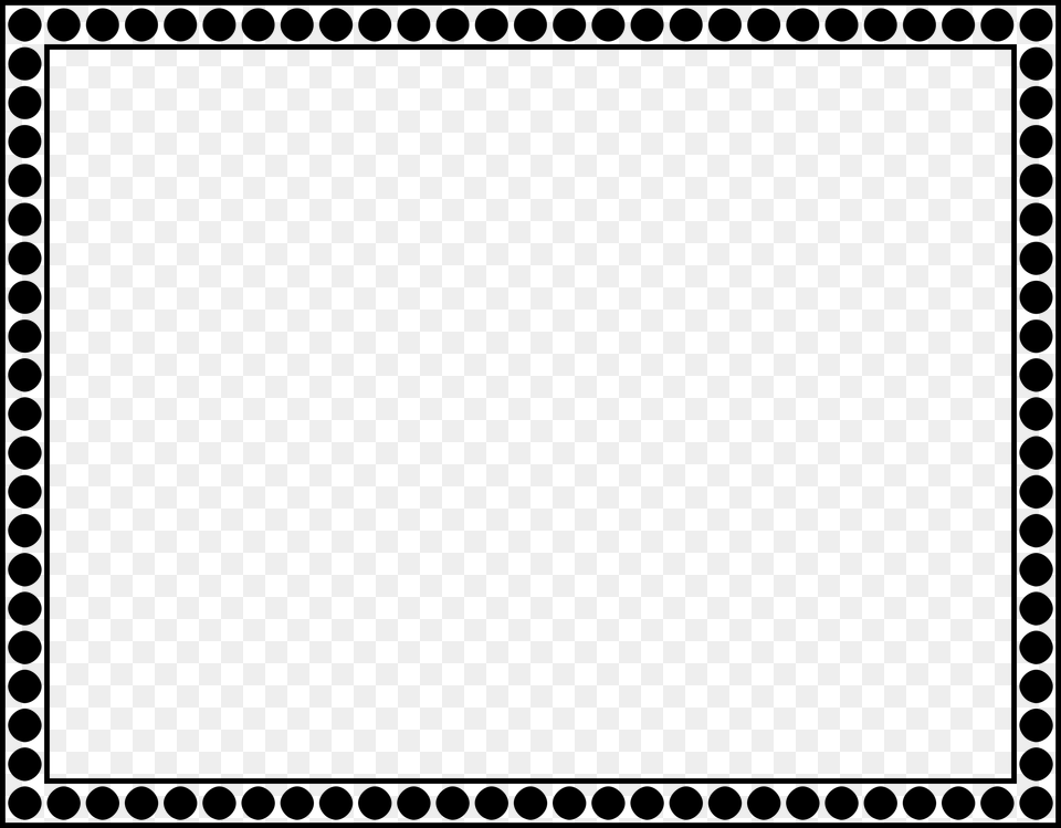 Spotty Frame, Gray Free Png