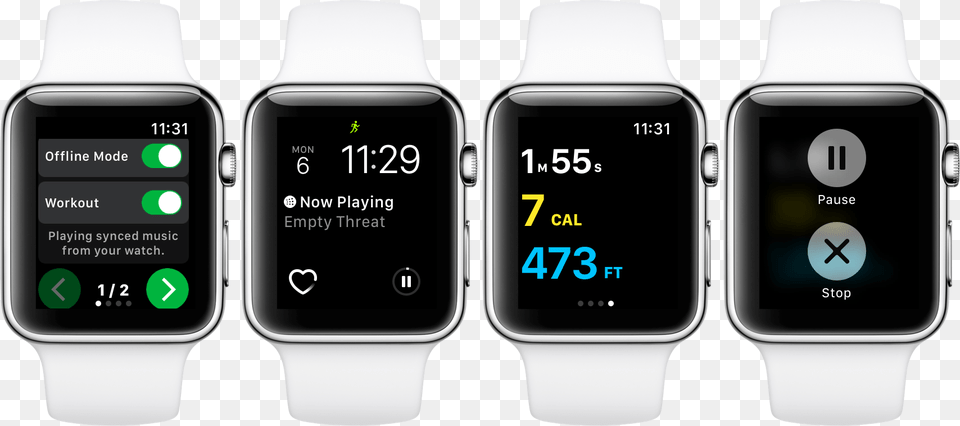Spotty Spotify Workout Apple Watch Apple Watch With Flashlight, Arm, Body Part, Person, Wristwatch Free Transparent Png