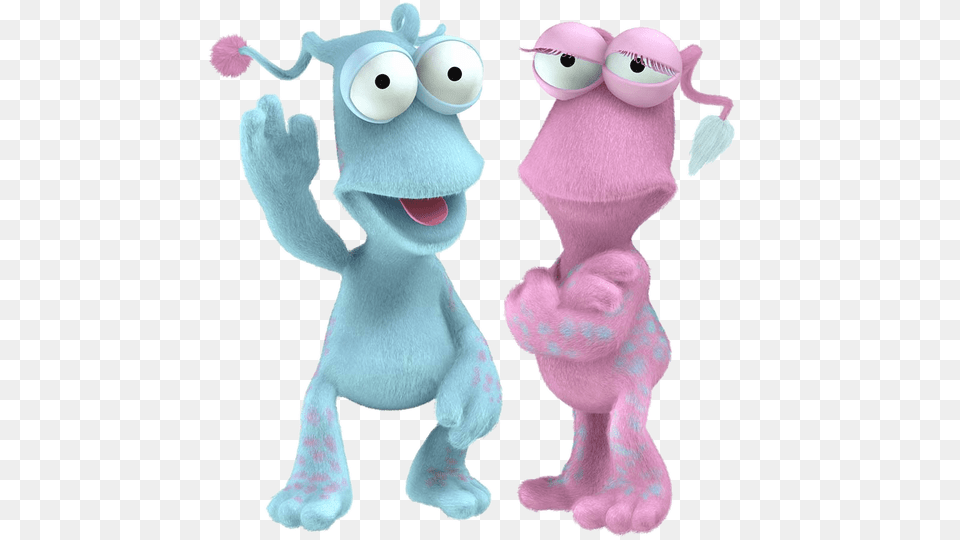 Spottywot And Dottywot, Plush, Toy, Cartoon, Alien Free Png