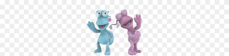 Spottywot And Dottywot Having Fun, Plush, Toy, Alien Png