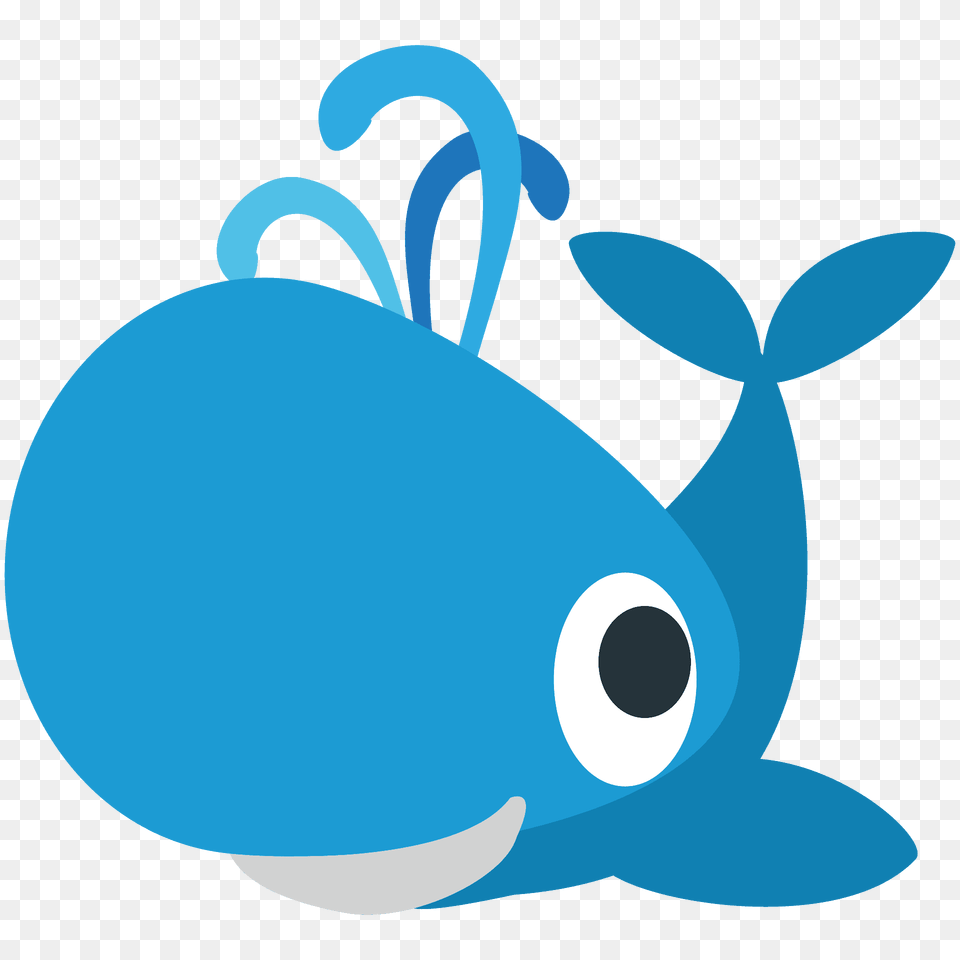 Spouting Whale Emoji Clipart, Animal, Sea Life, Fish, Shark Free Transparent Png