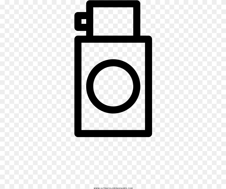 Spray Can Coloring, Gray Free Png Download