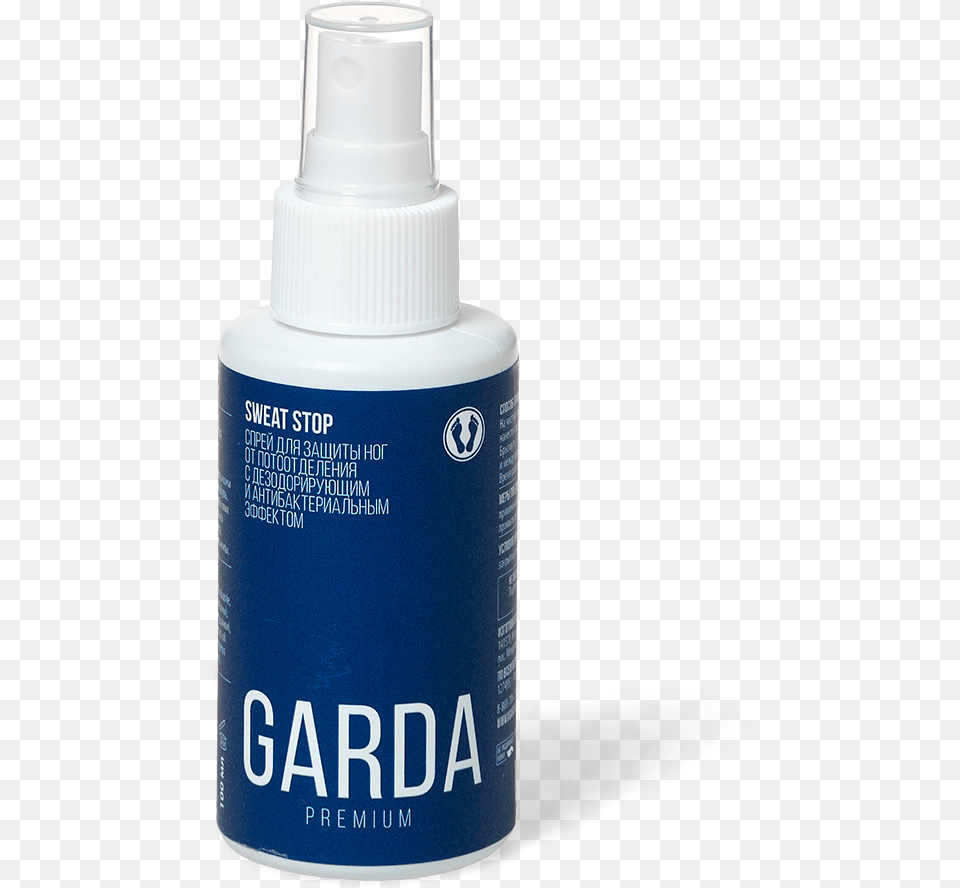 Spray For Feet Protection Against Sweating And Fungus Cosmetics, Bottle, Tin, Can, Spray Can Png Image