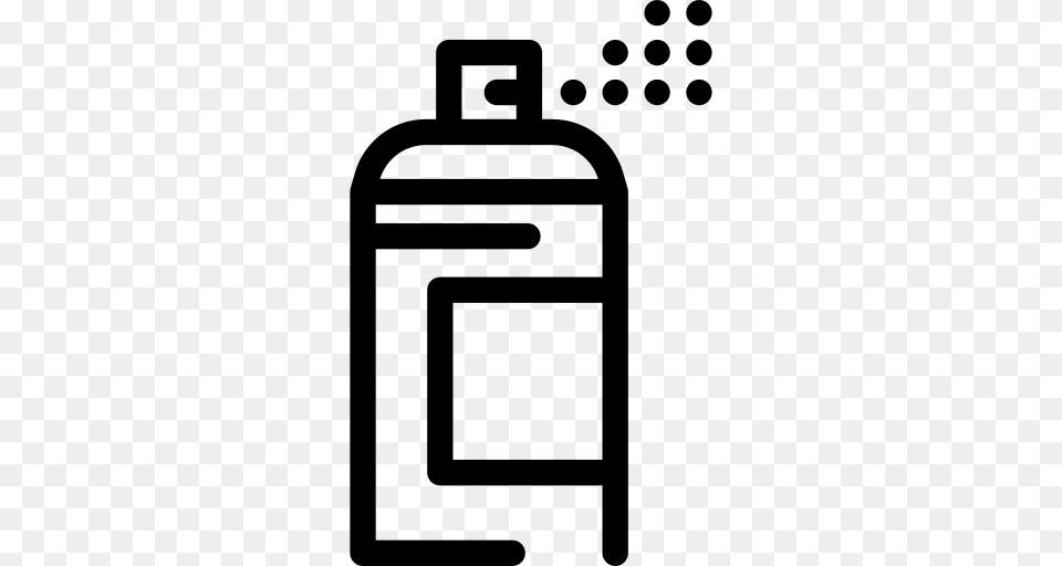Spray Icon, Gray Free Png Download