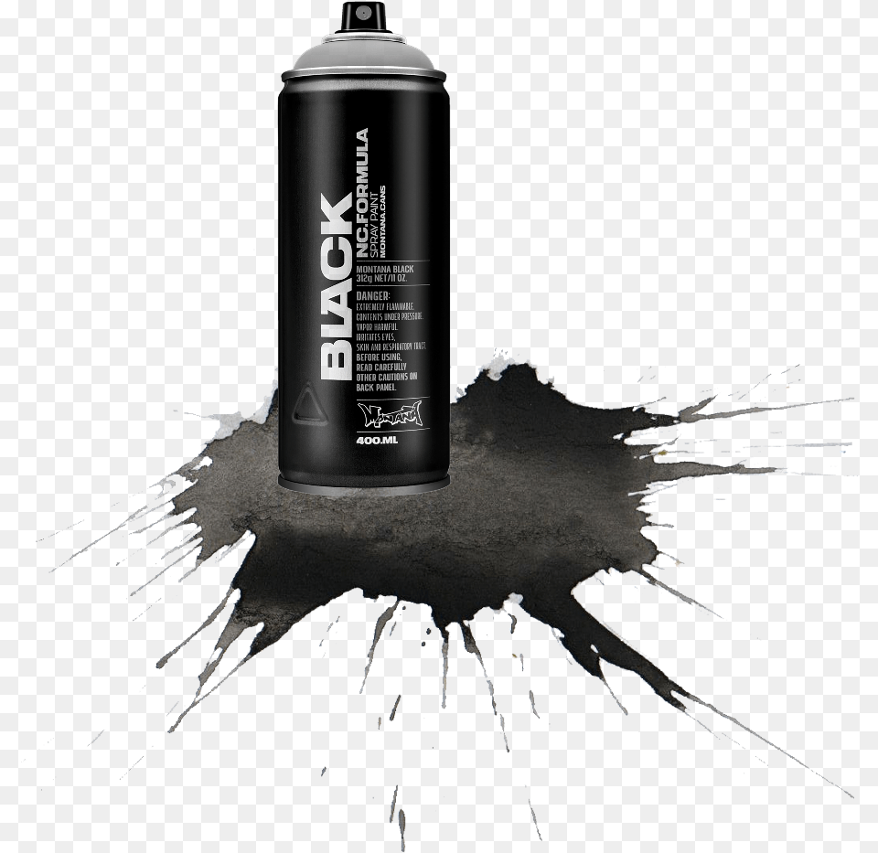 Spray Paint Black Splatter Splashgraffiti Illustration, Can, Spray Can, Tin, Bottle Free Png