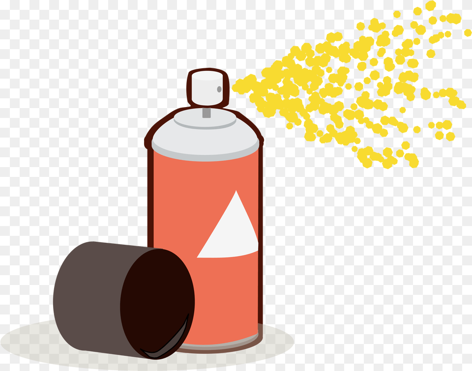 Spray Paint Clip Art Aerosol Paint, Can, Spray Can, Tin, Bottle Free Png Download