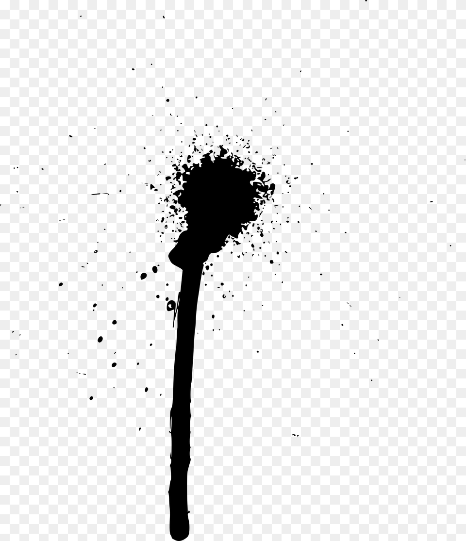 Spray Paint Drip, Gray Free Png Download