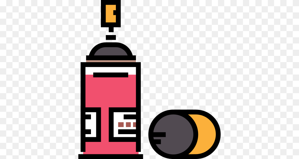 Spray Paint Graffiti Icon, Can, Spray Can, Tin Png Image