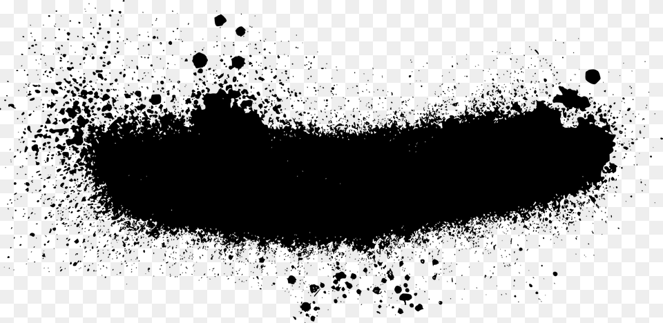 Spray Paint Splatter, Silhouette, Stain Free Png