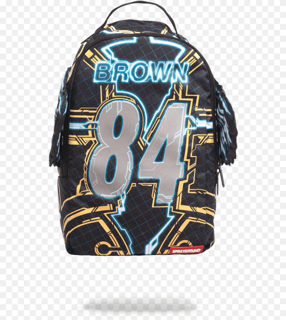 Sprayground Antonio Brown Backpack, Bag, Accessories, Handbag Png