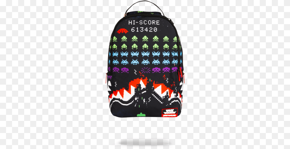 Sprayground Backpacks Space Invaders, Accessories, Backpack, Bag, Handbag Free Png