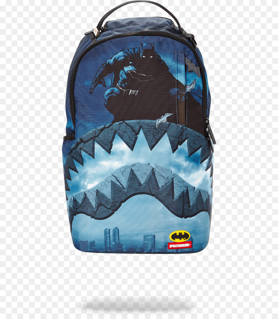 Sprayground Batman Stone Shark Backpack, Bag, Accessories, Handbag, Clothing Free Png