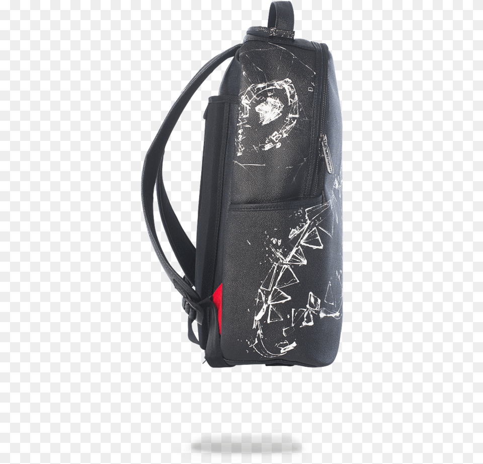 Sprayground Broken Glass Shark Backpack Sprayground Broken Glass Shark, Accessories, Bag, Handbag, Purse Png