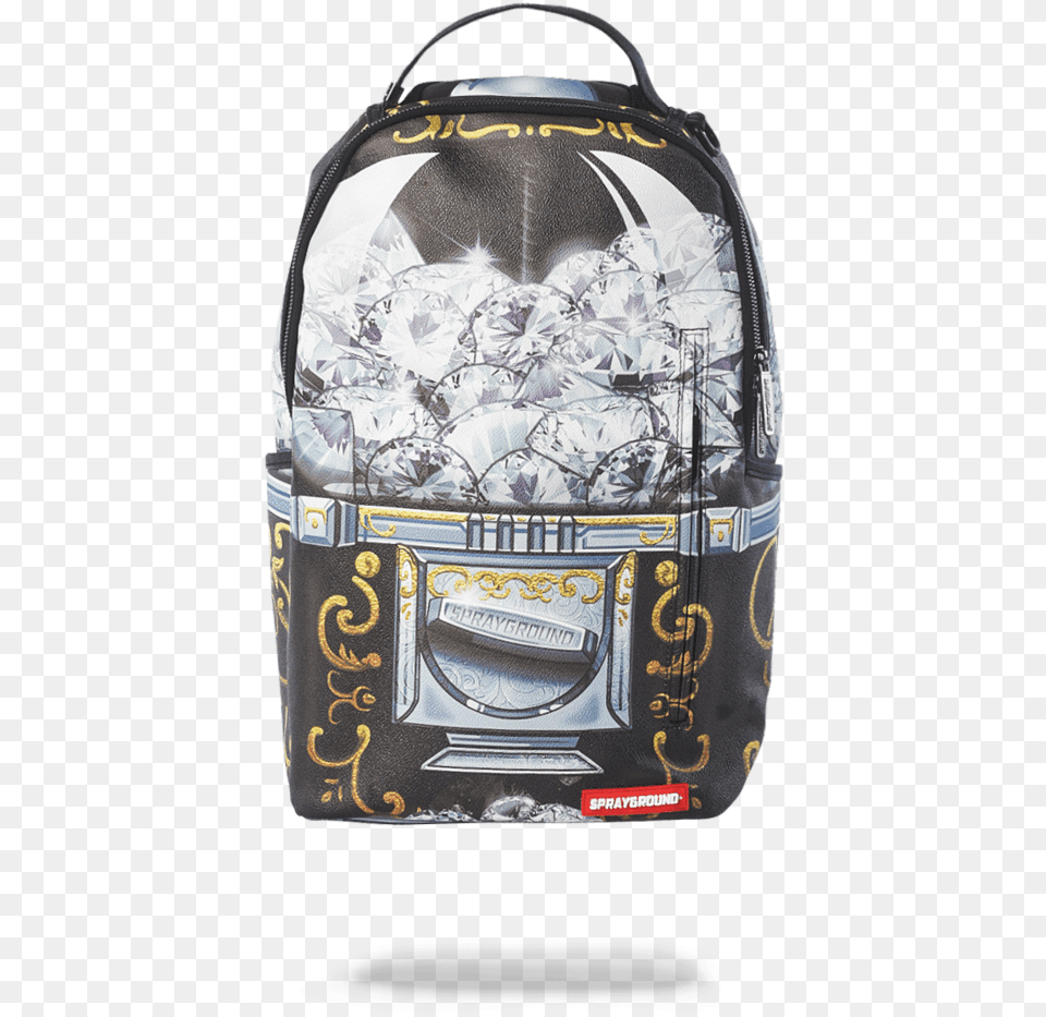 Sprayground Diamond Gumball Machine Backpack, Accessories, Bag, Handbag, Purse Png Image