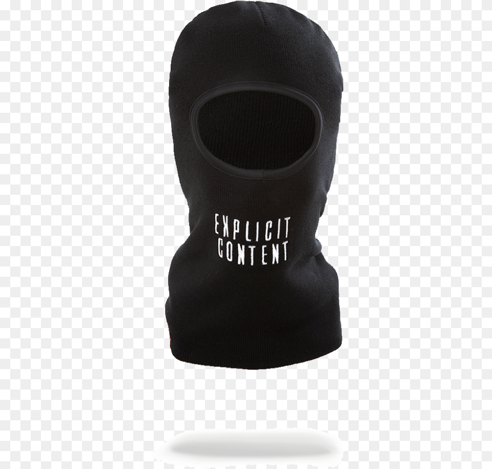 Sprayground Explicit Content Ski Mask Chair, Cap, Clothing, Hat, Hood Free Transparent Png