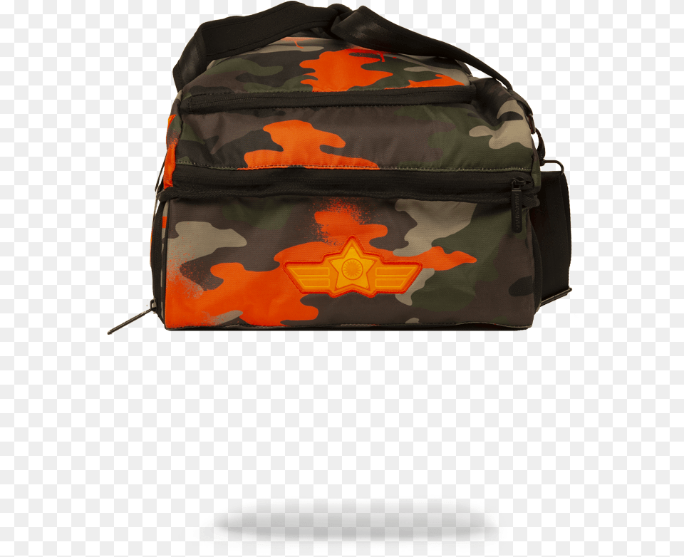 Sprayground Jacquees Army Sneaker Duffle Messenger Bag, Backpack, Military, Military Uniform, Camouflage Png