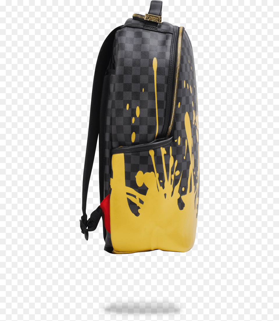 Sprayground Liquid Gold Backpack, Accessories, Bag, Handbag, Purse Png
