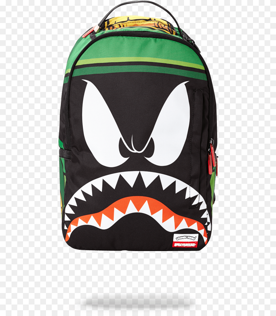 Sprayground Marvin The Martian Shark Backpack Marvin The Martian Sprayground, Bag, Accessories, Handbag Free Png