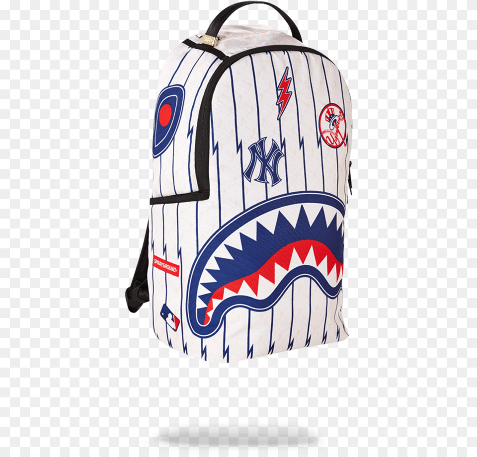 Sprayground Mlb Ny Yankees Bolt Backpackdata Image Sprayground Yankee Backpack, Bag, Accessories, Handbag Png