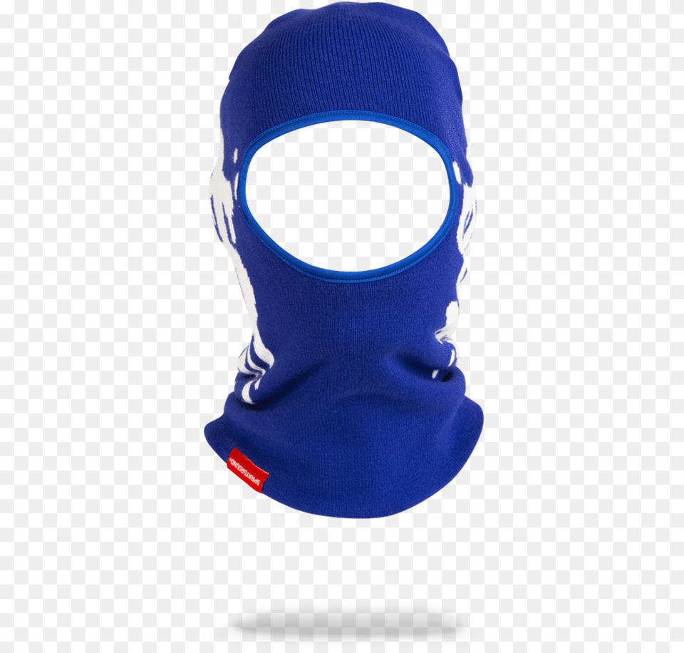 Sprayground Money Drip Ski Mask Ski Mask Sprayground Mask Blue, Cap, Clothing, Hat, Baby Free Png Download