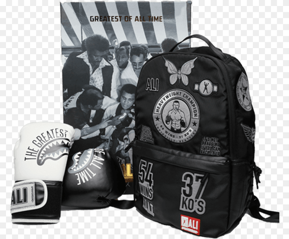 Sprayground Muhammad Ali G Backpack, Bag, Adult, Male, Man Png