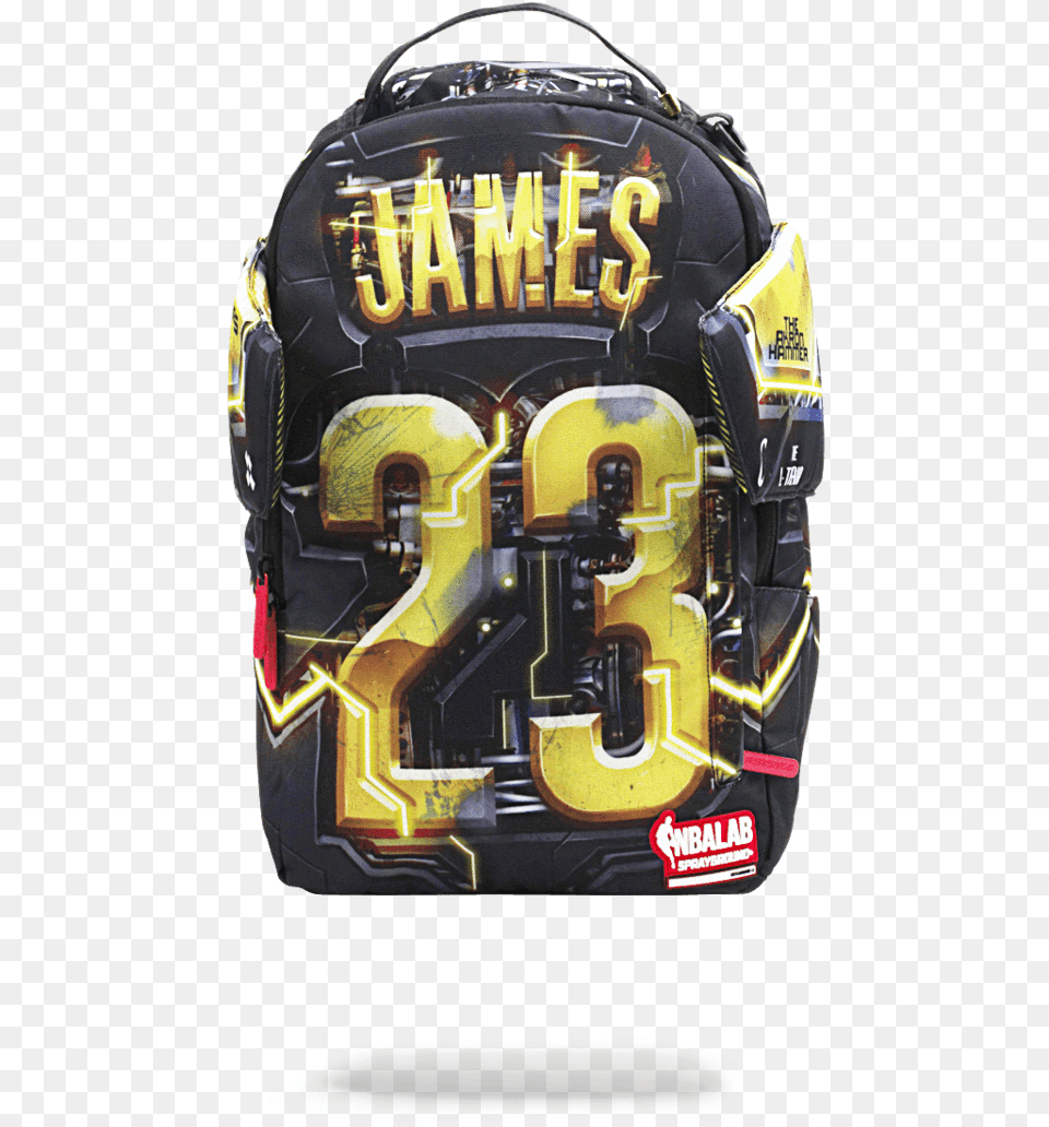 Sprayground Nbalab James Elysium Backpack Nba Basketball Sprayground Backpacks, Bag, Accessories, Handbag, Helmet Free Png Download