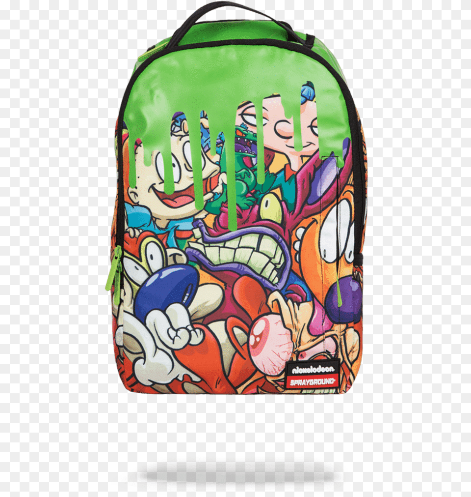 Sprayground Nickelodeon 9039s Slime, Backpack, Bag, Accessories, Handbag Free Transparent Png