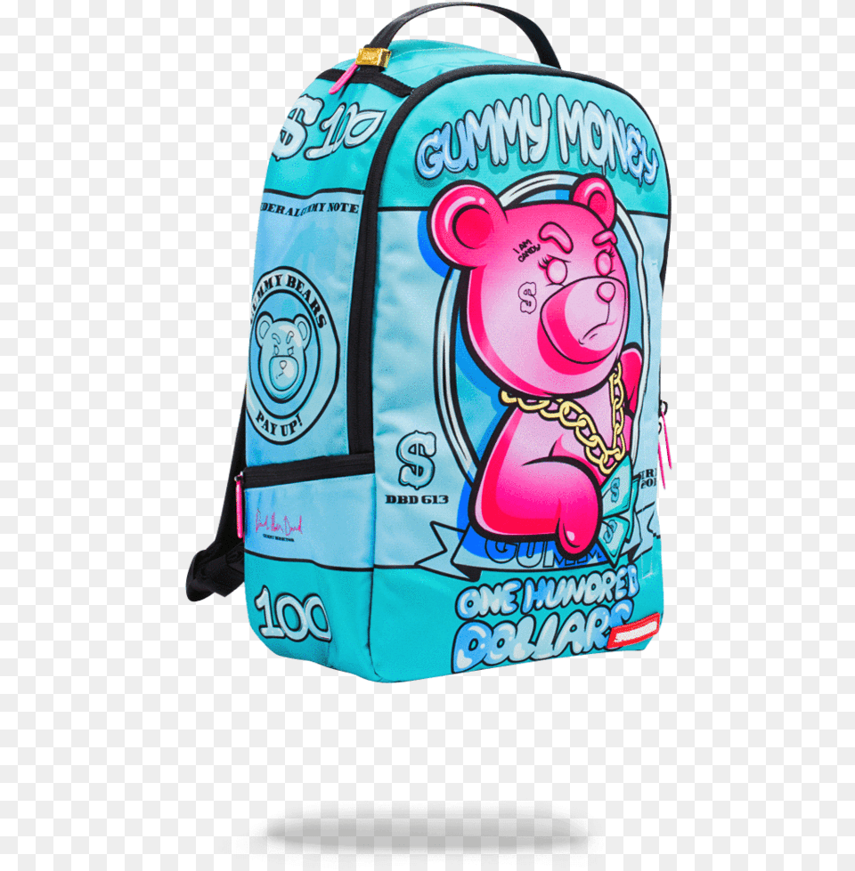 Sprayground Pink Gummy Money Backpack Sprayground, Bag, Accessories, Handbag, Animal Free Png Download