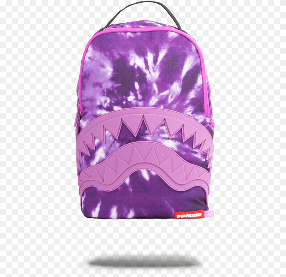 Sprayground Purple Haze Bear Download Jeffrey Sprayground, Backpack, Bag, Accessories, Handbag Png Image