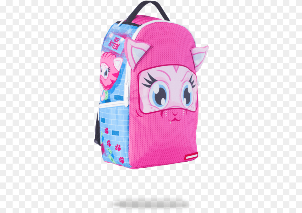 Sprayground Ski Mask Kitten Backpack, Bag, Accessories, Handbag Png Image