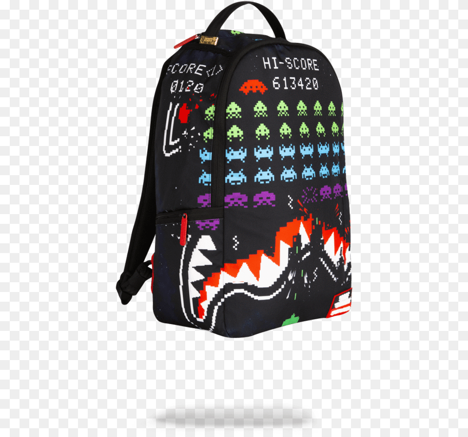 Sprayground Space Invaders Image Space Invaders, Backpack, Bag, Accessories, Handbag Free Transparent Png