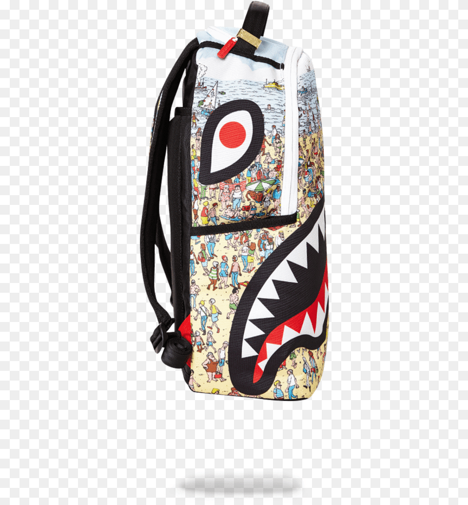 Sprayground Waldo, Backpack, Bag, Person, Accessories Png
