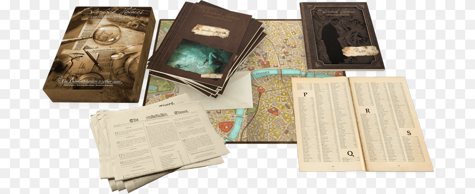 Spread Sherlock Holmes Consulting Detective Jack The Ripper, Book, Publication, Text, Page Free Png