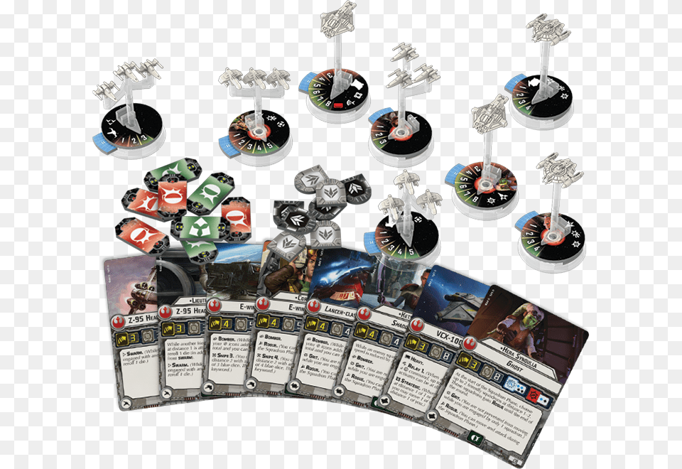 Spread Star Wars Armada Rebel Fighter Squadrons Ii Expansion, Advertisement, Poster, Person, People Png