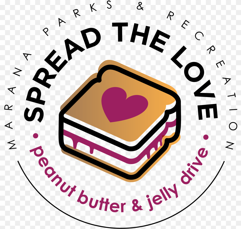 Spread The Love Marana Peanut Butter And Jelly Drive U2014 Town Language, Heart, Food, Ketchup Png Image