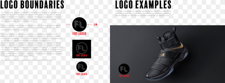 Spreads Brandbook Footlocker4 Portable Network Graphics, Clothing, Footwear, Shoe, Sneaker Free Png Download