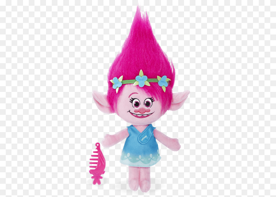 Sprechender Plsch Poppy Trolls Toy, Doll, Clothing, Hat Free Png Download