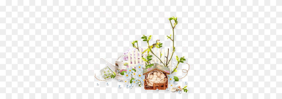 Spring Flower, Flower Arrangement, Plant, Basket Free Png