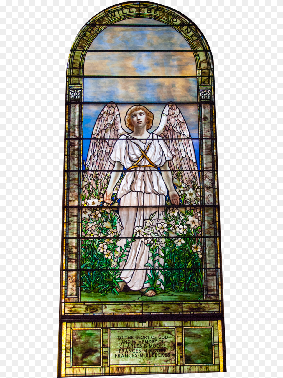 Spring Angel Stained Glass, Art, Person, Stained Glass, Face Free Transparent Png