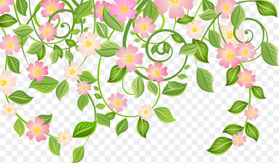 Spring Border Spring Clipart Transparent Background, Art, Floral Design, Graphics, Pattern Free Png